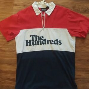The Hundreds brand half zip shirt